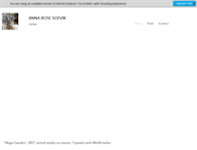 Tablet Screenshot of annarosesoevik.com